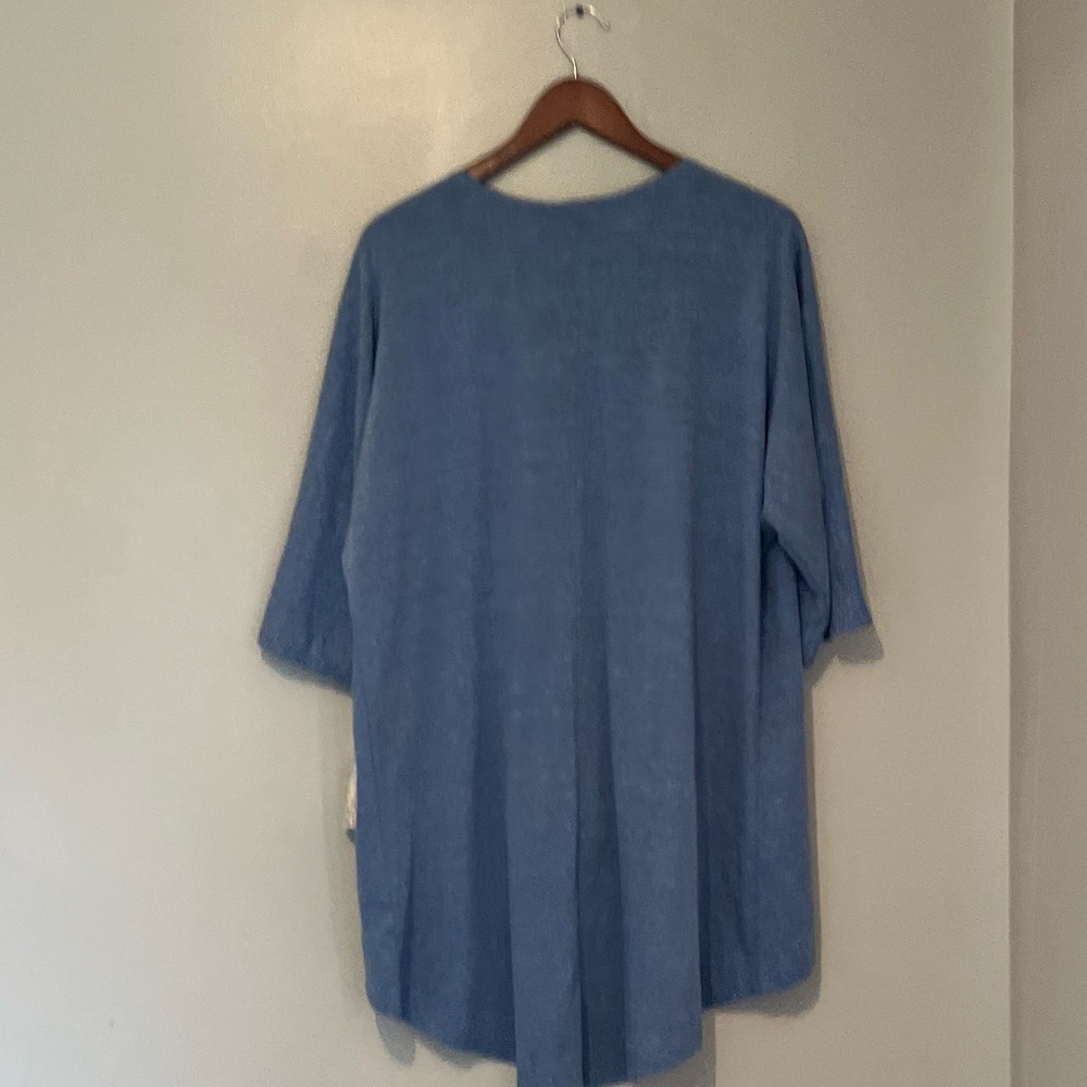 LuLaRoe Blue Open Front Cardigan - Small 💙 NWT - Picture 8 of 9